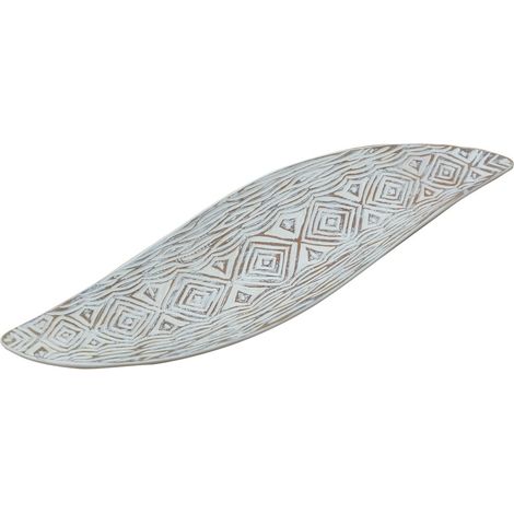 Signes Grimalt Decoration Decoration Tray Plays à plat décoratif 17x61x6cm 27103