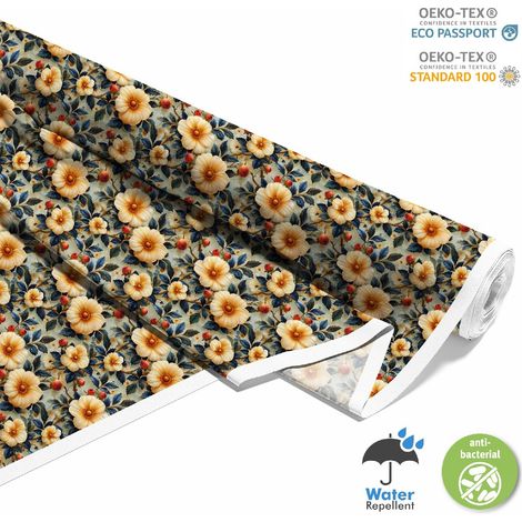 TISSUS DÉCORATIFS D'EXTÉRIEUR OXFORD - Motif Fleurs I DX5615 (1/5)