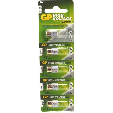 BATTERIA speciale 11A Alcalina GP Batteries GP11A MN11 12V confezione 5pz