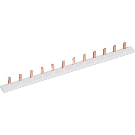 Type de broche de barre omnibus en cuivre 12 manières pour boîte de distribution, disjoncteur MCB, accessoires de joncteur, peignage (1P type de broche 12 manières) (1/5)
