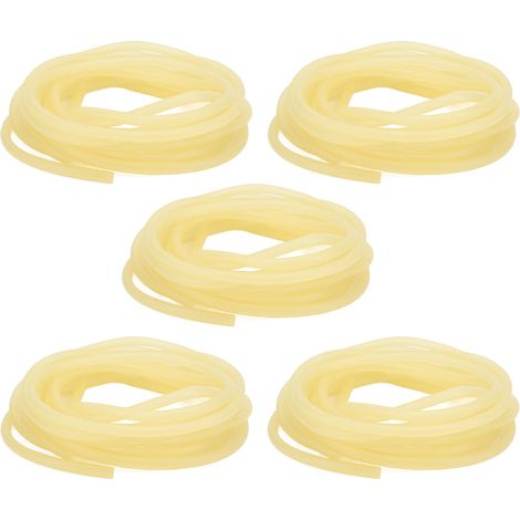 5 Mètres de Tube Caoutchouc Naturel Latex 6x9mm Épais - Lot de 5 Bande Élastique pour Garrot (1/5)