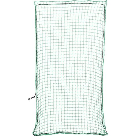 Rete per protezione rimorchio ancoraggio portapacchi con corda elastica 8 x 3,5 m PP verde 020042241