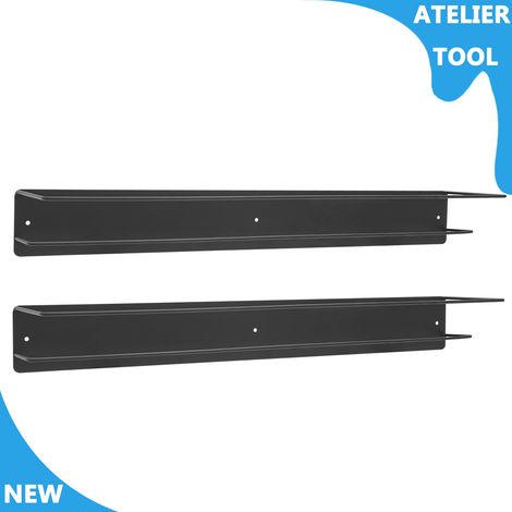 ATELIER 2Pcs 80cm chaussures en fer organisateur porte-chaussures murales pour salons, entrées (1/5)