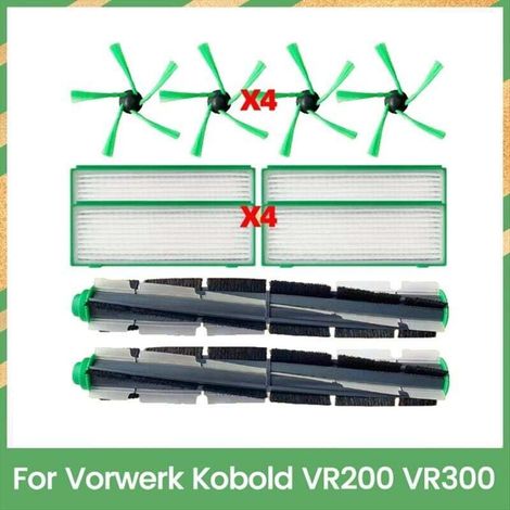 Ricambi per Kobold VR200 VR300, spazzola laterale principale, filtro HEPA, accessori per la pulizia domestica efficiente -Crezuo (1/4)