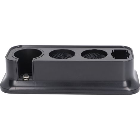 Universelle, abwaschbare und rutschfeste Tamperstation für 51-mm-, 53-mm- und 58-mm-Kaffeefilter, Schwarz (1/5)