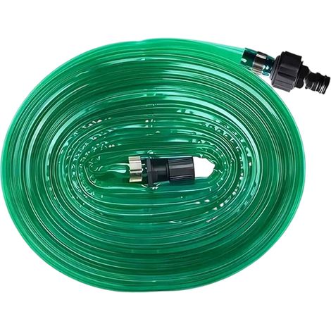 Watering Pipe, Flat Irrigation Pipe, for The Garden, with Holes, ready to be connected,7.5 meters, Green, 1 piece (1/5)