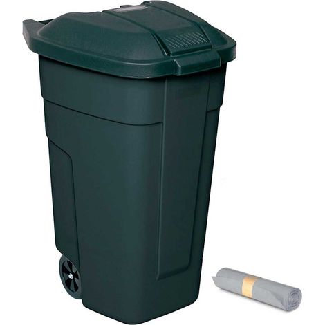 BRB 100 Liter Wertstoffsammler + 50 Müllsäcke, anthrazit/anthrazit