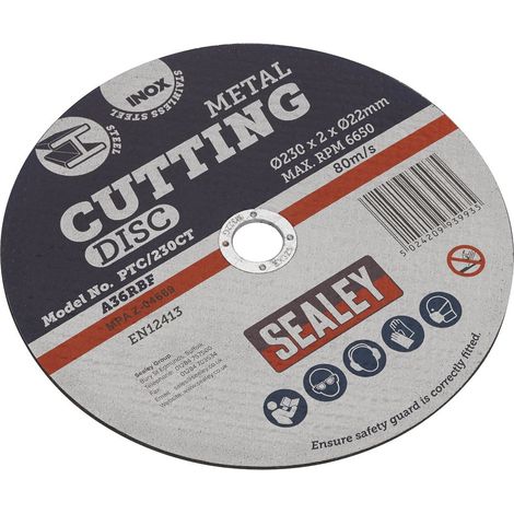 Sealey Cutting Disc �230 x 2mm �22mm Bore PTC/230CT