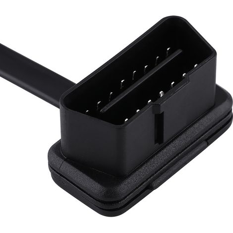 Adattatore diagnostico per cavo di prolunga OBD2 maschio a femmina da 16 pin per auto, lunghezza 30 cm/12 pollici