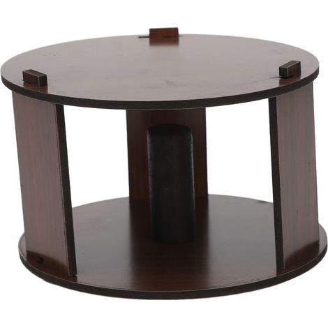 Porte-serviettes de cou en bois pour salon de coiffure, distributeur de papier jetable, support mural à papier pour barbier, accessoire professionnel (1/5)