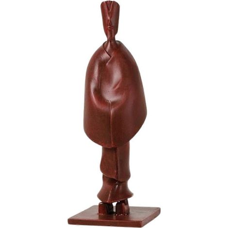 Abstrakte Ornamente, Skulpturen, Wohndekorationen, weinrote Farbe (1/5)