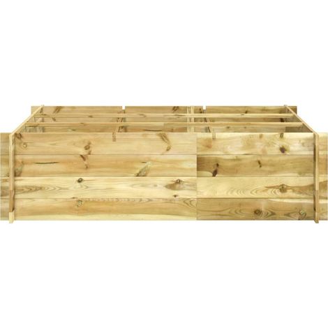 Maison Exclusive - Letto Rialzato 150x100x40 cm in Legno Impregnato