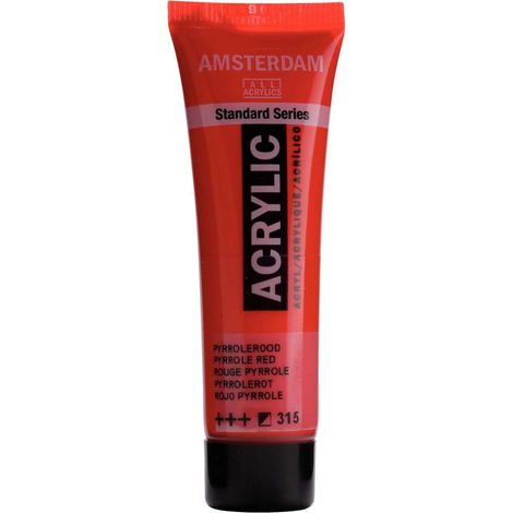 Colore Acrilico Amsterdam 20 ML Rosso Pyrrole