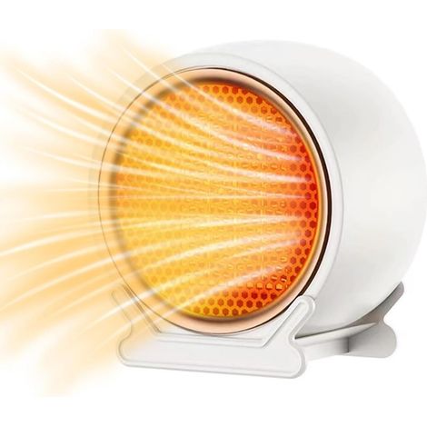Low Consumption Electric Heater, 1200W/2000W Ceramic Fan Heater, 220V Portable Mini Electric Heater, PTC Fast Heating, No Light & Low Noise, 2 Modes - Bl (1/5)