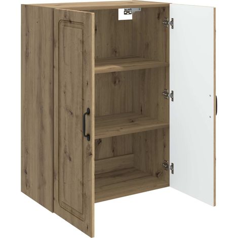 Armadietto a muro Mobiletto a muro Rovere Artigianale 66 x 34,5 x 90 cm DAS633456 (1/5)