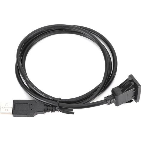 Câble Adaptateur USB 2.0 à Panneau, Extension Audio Mono Port pour Auto et Moto (1/5)
