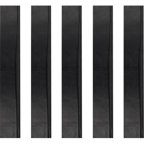 Recharges de raclettes à vitres en caoutchouc, 5 pièces, 25 cm, acier inoxydable (1/5)