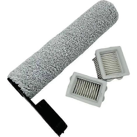 Brosse principale d'origine, 2 filtres, brosse antibactérienne compatible avec l'autolaveuse de sols Roborock Flexi Lite WHBYV (1/4)