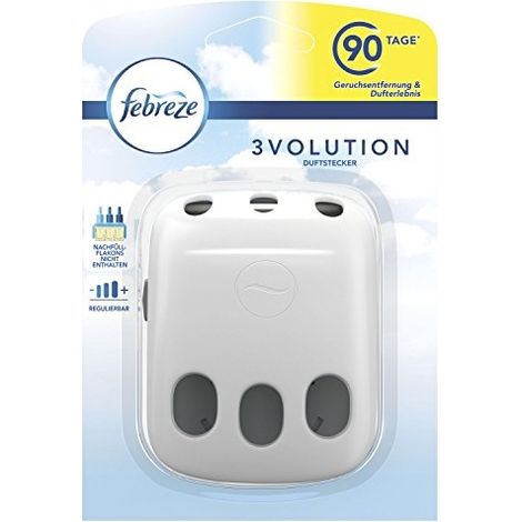 Diffuseur huile essentielle 3 Volution – Parfum frais – Diffusion jusqu'à 90 jours – Changement de parfum toutes les 45 minutes – 8001090839305 – Febreze