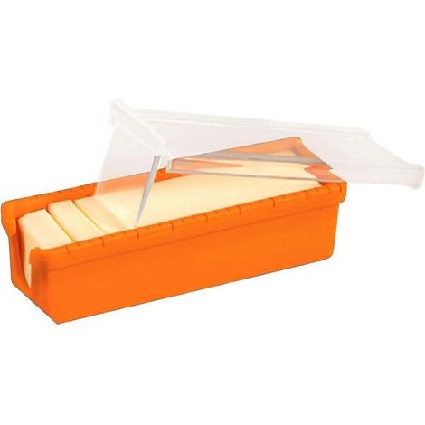 Beurrier avec couvercle, boîte à beurre, récipient hermétique rectangulaire pour la conservation des aliments, avec insert à beurre pour la cuisine. (1/4)