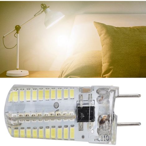 Sechs kleine G8-Glühbirnen, 5W LED, 80 LEDs, geeignet für Pendelleuchten, Deckenleuchten, Wandleuchten und Tischlampen (6er-Pack) / Warmes Licht. (1/5)