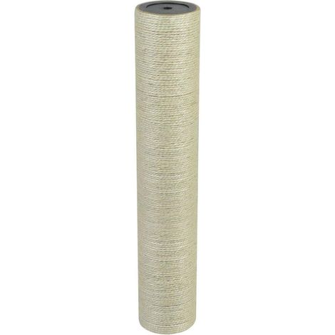 Tiragraffi per gatti nido giocattolo animali di peluche 8 x 45 cm 8 mm beige 3702055