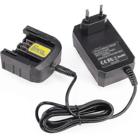 Chargeur de batterie Li-ion Black & Decker 10,8 V 14,4 V 20 V, compatible avec perceuse électrique, tournevis et outils électroportatifs (prise européenne LBX20)