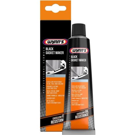 Joint d'étanchéité - Silicone RTV sans MEKO - Noir - Ultra résistant - Haute température - Wynn's (1/4)