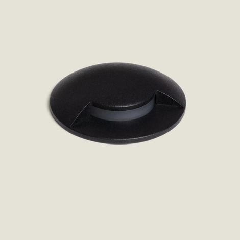 Segnapasso Esterno Incasso a Terra LED 3W 1L 4000K Nero Bianco Naturale