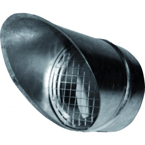 Auvent pare-pluie acier galvanisé diamètre de raccordement 355 mm br S&P (UNELVENT) 875065