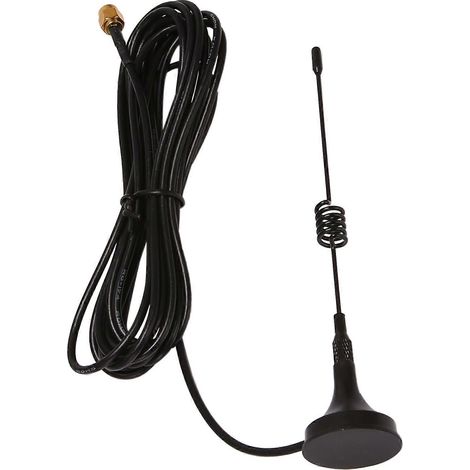 Antenne radioamateur bi-bande VHF/UHF 136-174 MHz/400-470 MHz, pour radio portable, à base magnétique, format SMA/M. (1/5)