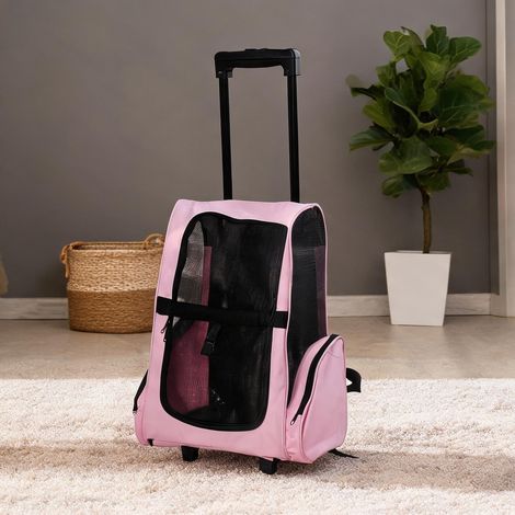 Caisse de transport pour animaux 2 en 1 42 x 25 x 55 cm (1/5)