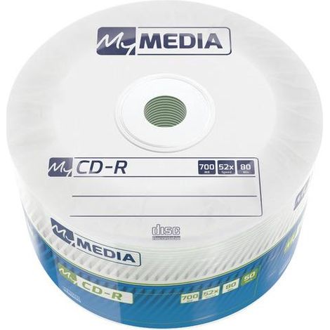 Discos CD-R MyMedia de 700 MB (envoltorio de 50 unidades) (1/4)
