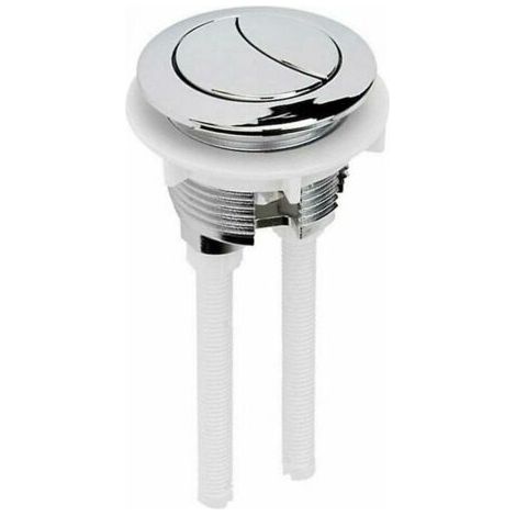 Spülmechanismus Set mit 1 universellen Druckknöpfen für WC-Wassertank - 38 mm - Pop-up-Knopf - Standard-Spültaste (1/5)