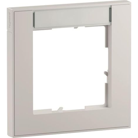 Marco interruptor Legrand Seano termoplástico IP20 7x23 cm