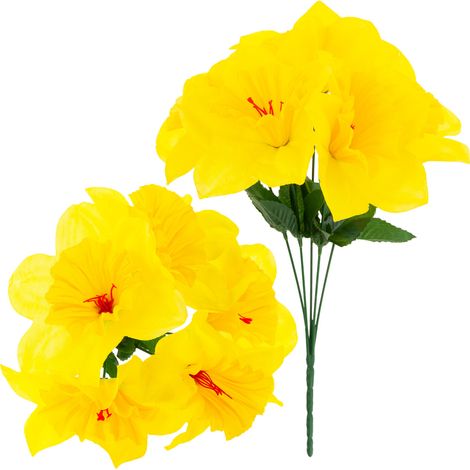 CV22105 Narzissenstrauß, 5 künstliche Blumen, Narzisse (1/5)