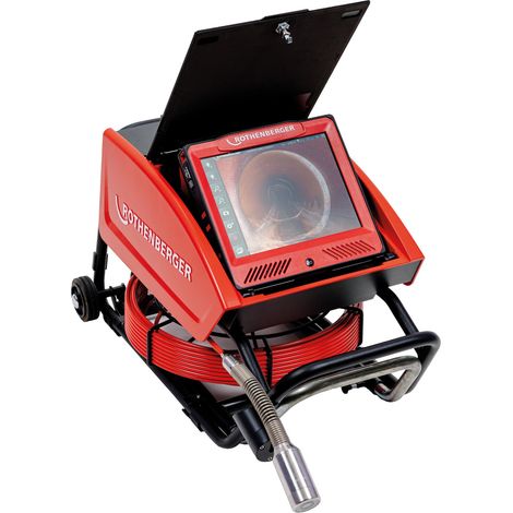 Rothenberger – Caméra d'inspection 30m câble Ø 40mm – WiFi, écran tactile 10,4” – Pour tuyaux Ø 40-300mm – 1500002614 (1/5)