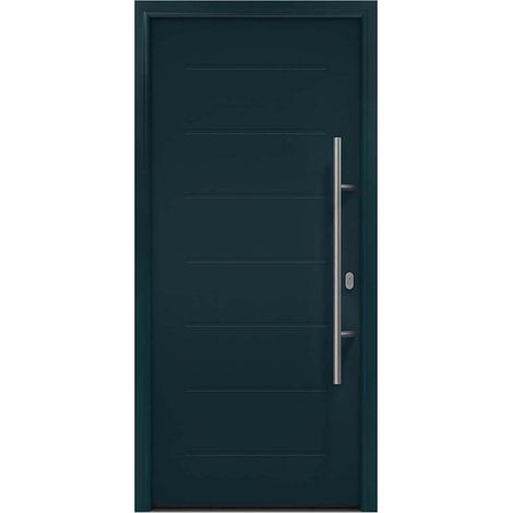 Hörmann Ecostar Haustür "ISOPRO IP 015", anthrazitgrau (RAL 7016), 110 x 210 cm (B x H), DIN Rechts