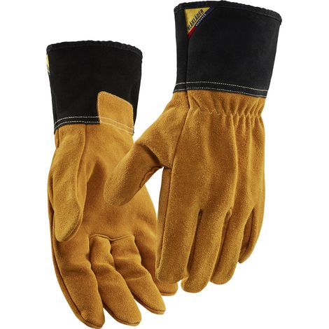Lot de 6 paires - Gants de protection chaleur 2840 - Marron/Gris foncé 10