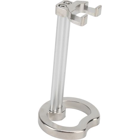 étagère rangement-Support pour Rasoir de Barbier en Zinc Alloy - Porte-Rasoir Manuel Métallique avec Base Stable pour Shaving (1/4)