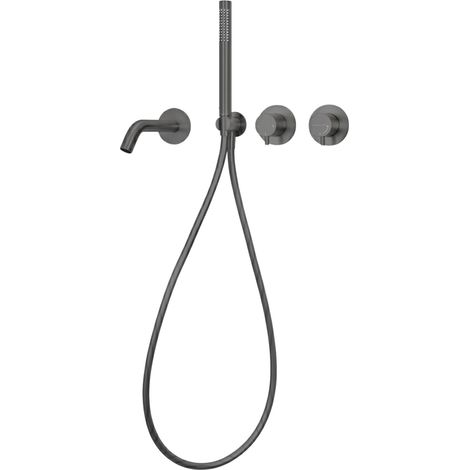 Balneo Mitigeur de baignoire CASCADE modèle 3 - Gun Metal (gris foncé) - Série Cascade, cartouche céramique 35 mm (1/5)