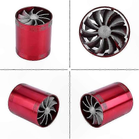 Système d'admission d'air turbo à double ventilateur pour véhicules, haute performance, de qualité supérieure (1/5)