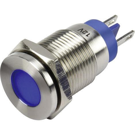 TRU COMPONENTS GQ16F-D/J/B/12V/N LED-Signalleuchte Blau 12 V/DC