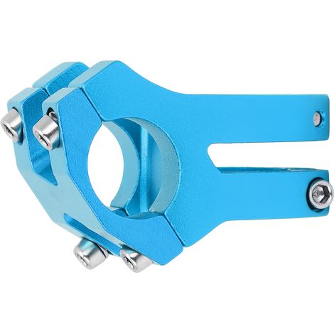 LUNJE 25,4 x 35 mm Fahrradlenker, kurzer Vorbau, Riser, Aluminiumlegierung, Hohlvorbau, Blau (1/5)