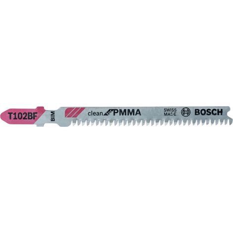 Stichsägeblatt a 5 Stück T 102 BF Bosch
