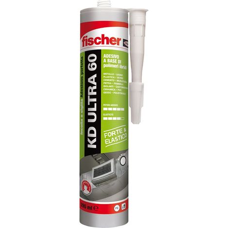 FISCHER Adesivo sigillante KD ULTRA 60 Extra forte bianco (1 Pz.) codice prod: 00545169