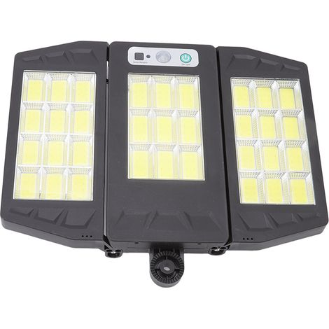 Projecteur solaire de sécurité extérieur étanche IP65, 33 COB, 3000 lm, pour cour, villa, couloir et jardin. (1/5)