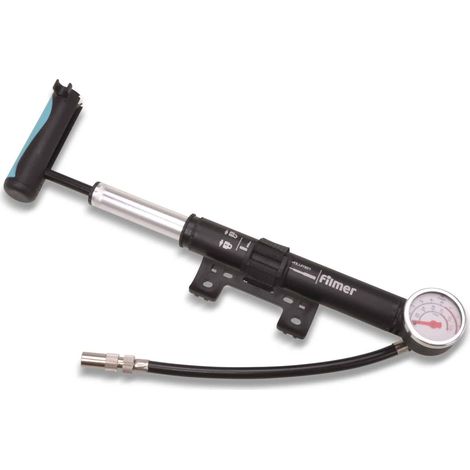 FILMER Handluftpumpe Premium 49342, mit Manometer, 8 bar