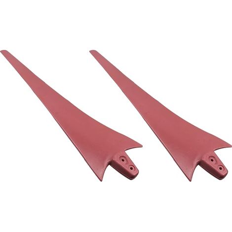 Lames d'Éoliennes, Construction de Haute Qualité, Génération d'Énergie Efficace, 2 Lames de Vent Rouges (1/2)