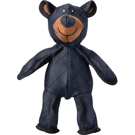 Teddybär 2.0 Hundespielzeug mit Sound, robustes Kauspielzeug für Hunde mit starkem Kaudrang, interaktives Quietschspielzeug zum Kauen und Spielen